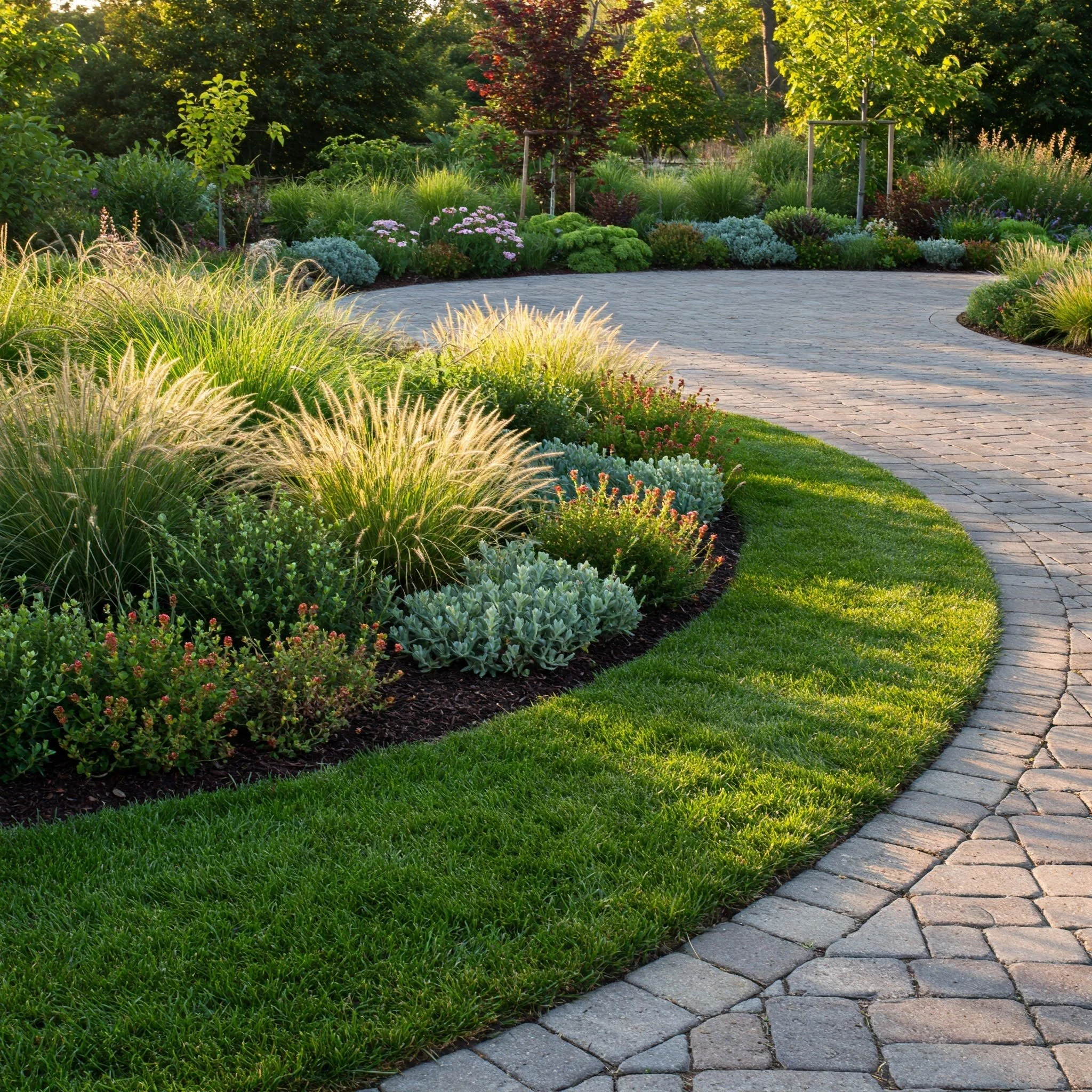 15 Half Circle Driveway Landscape Ideas for Curb Appeal
