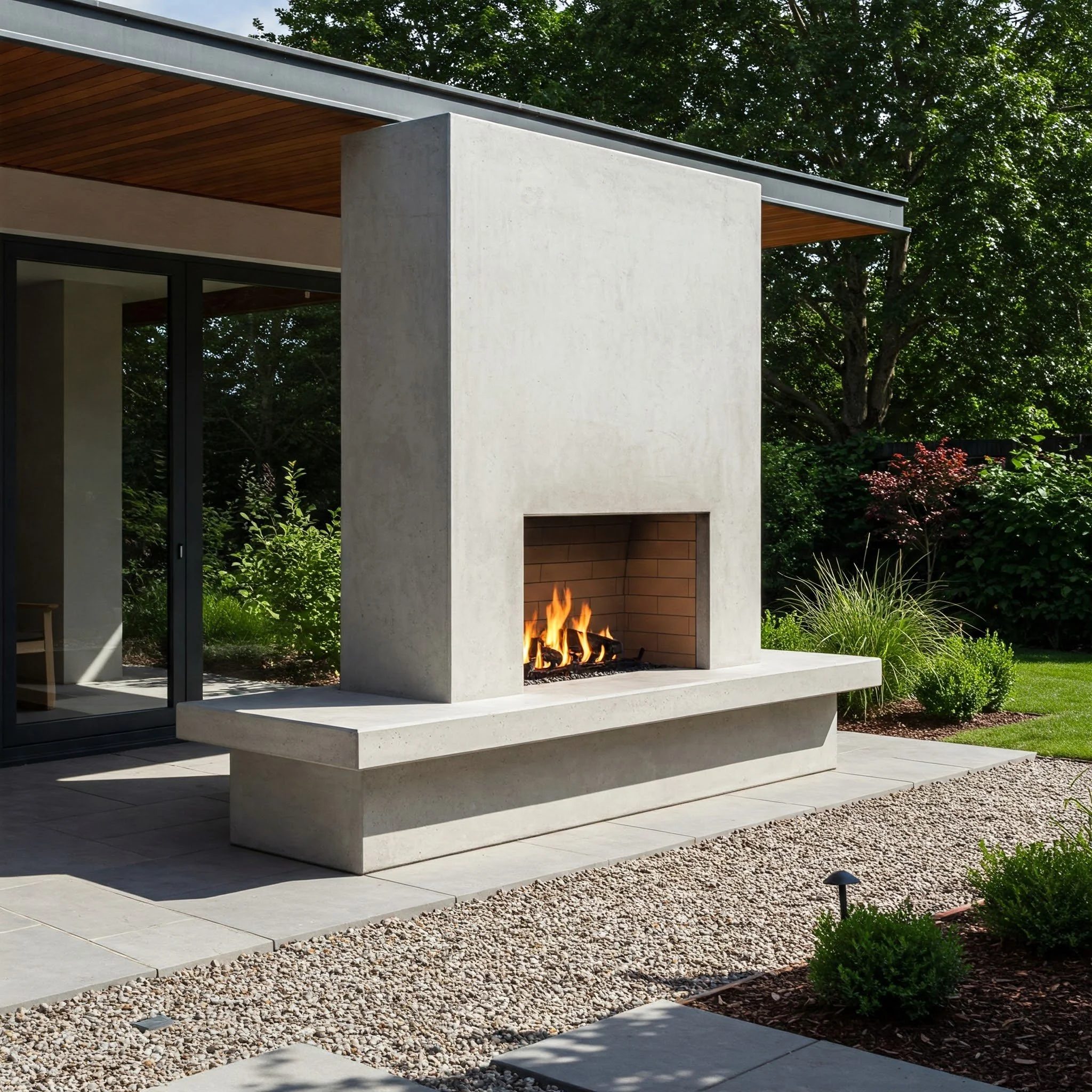 15 Modern Outdoor Fireplace Ideas for Trendy Spaces