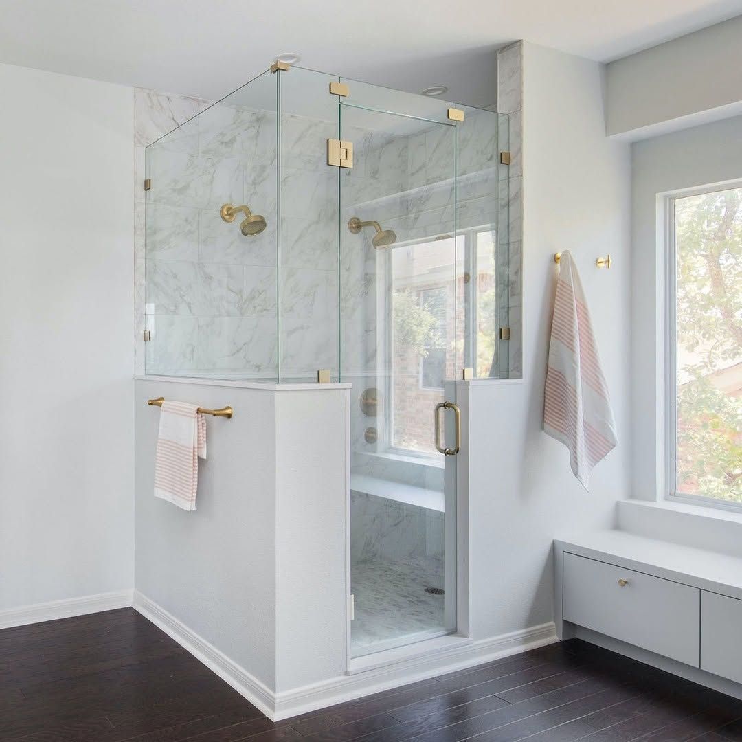 15 Pony Wall Shower Ideas for 2026 That Replace Full Enclosures With Smarter Layouts
