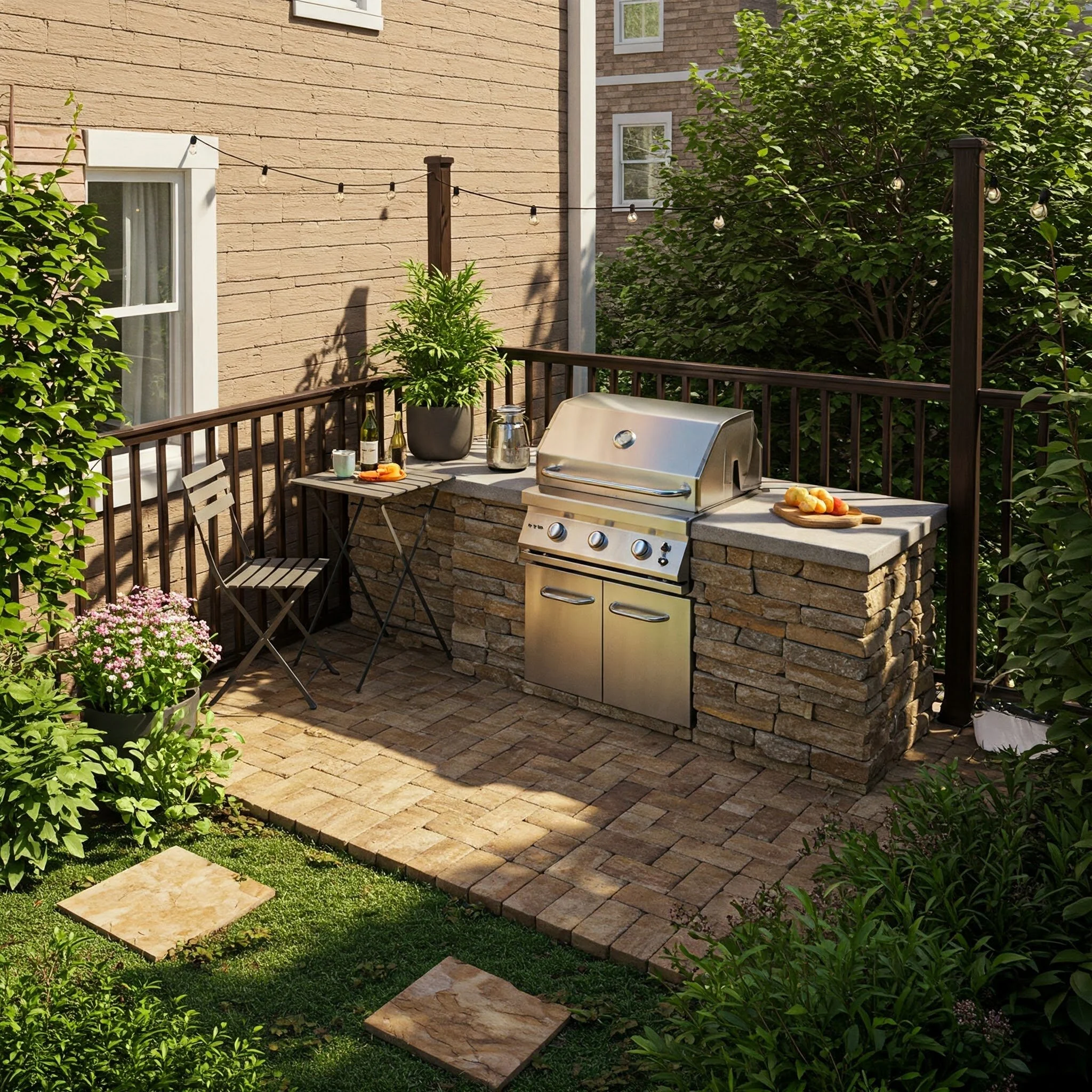 15 Small Outdoor BBQ Area Ideas to Heat Up Parties