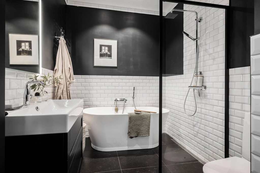 19 Black and White Bathroom Ideas for a Contrasting Effect - COCO LAPINE DESIGNCOCO LAPINE DESIGN