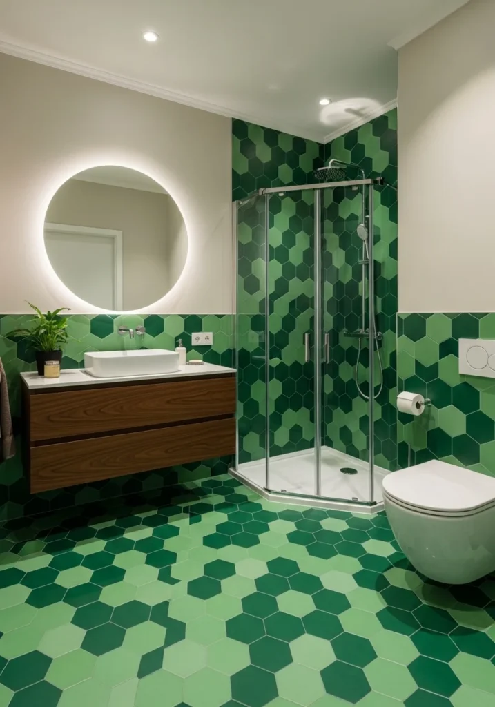 19 Green Bathroom Ideas for a Fresh, Tranquil Space