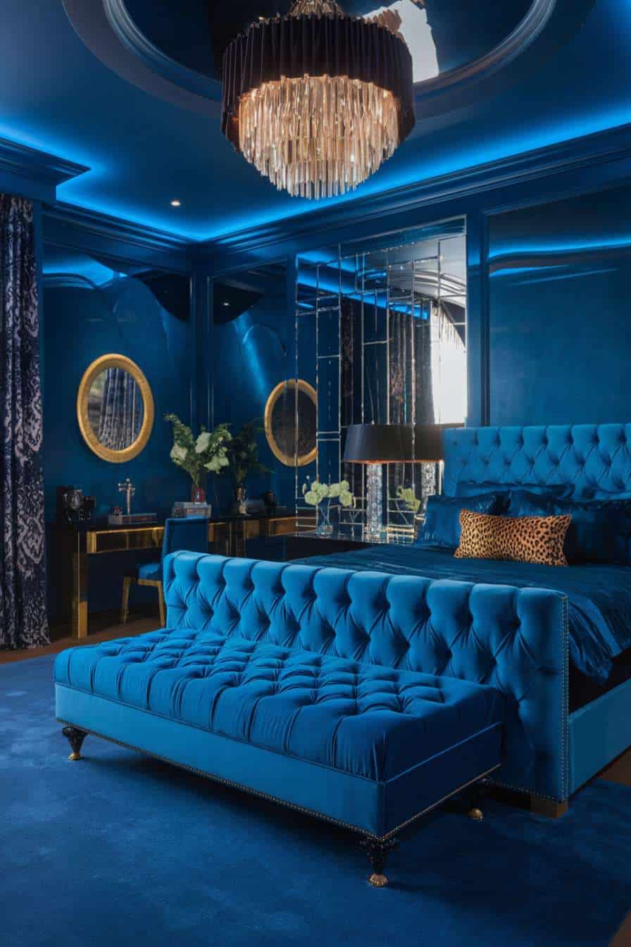31 Dark Blue Bedroom Ideas for a Bold, Moody Aesthetic