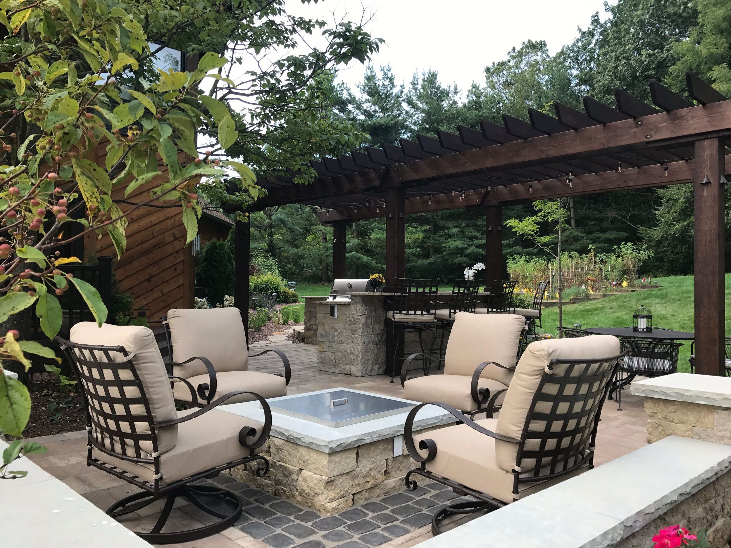 4 Backyard Fire Pit Design Ideas to Impress Your Guests in Shorewood Hills and Verona, WI | Landscape Architecture, LLC