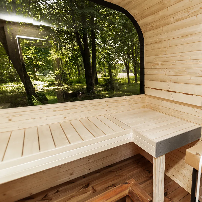 6-Person Outdoor Sauna With Anteroom | EdenHut