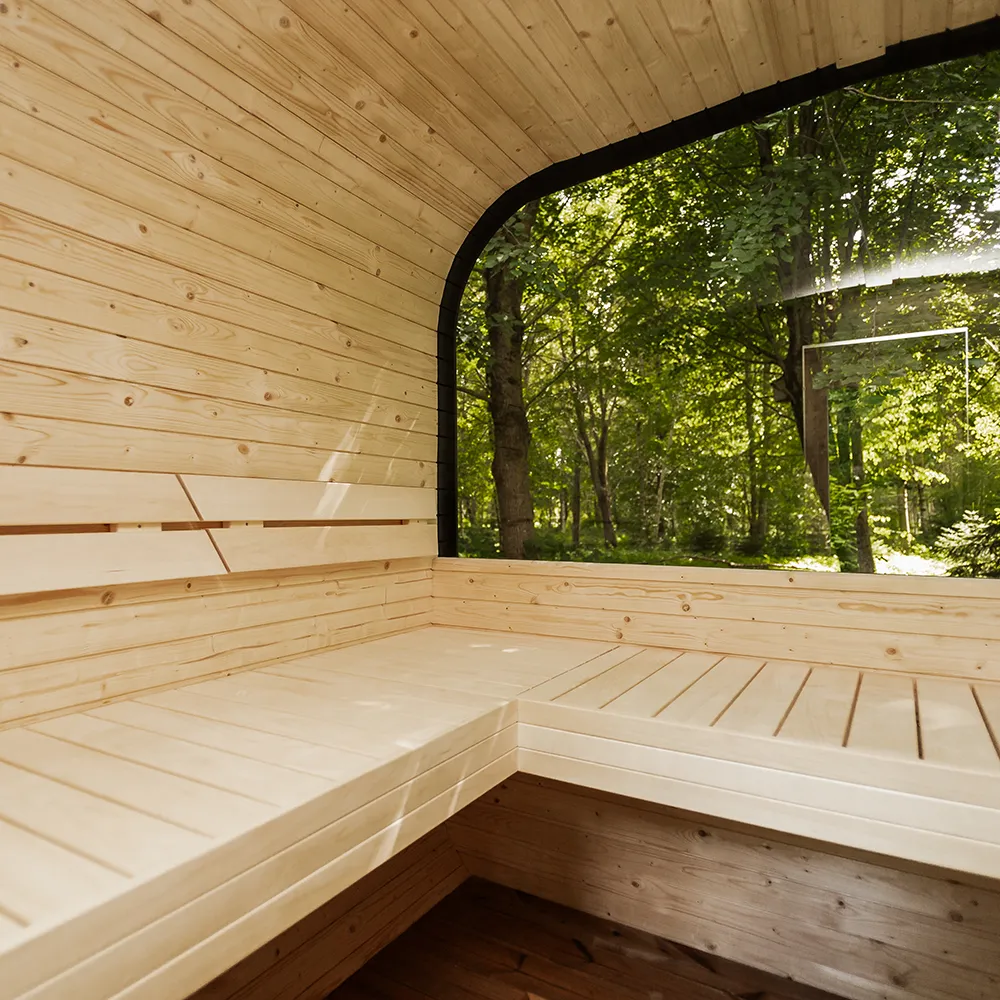 6-Person Outdoor Sauna With Anteroom | EdenHut