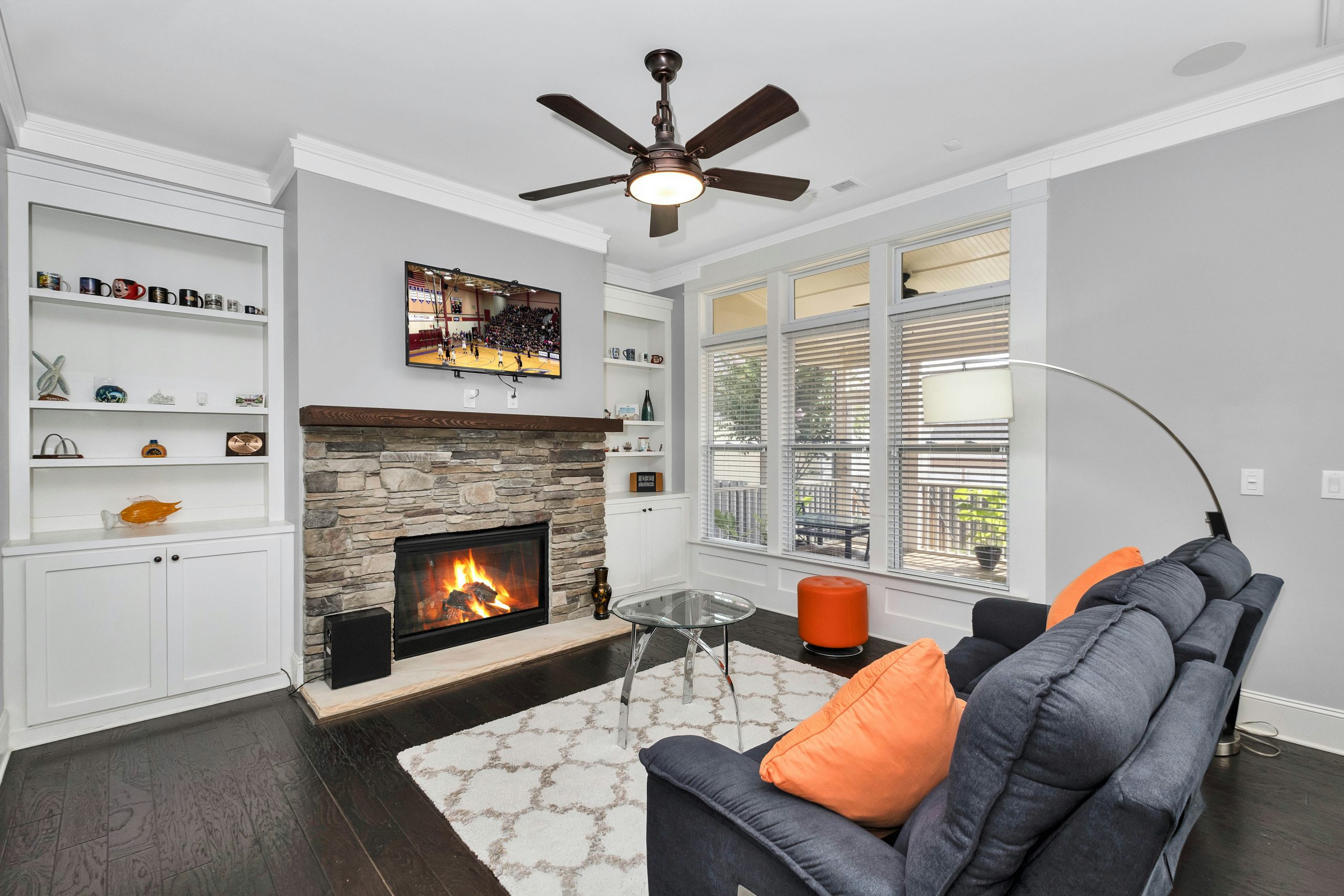 a comfy living room