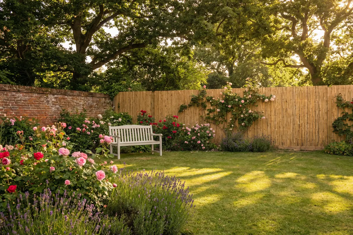 Bamboo Fence Panels for Gardens | Rongjia