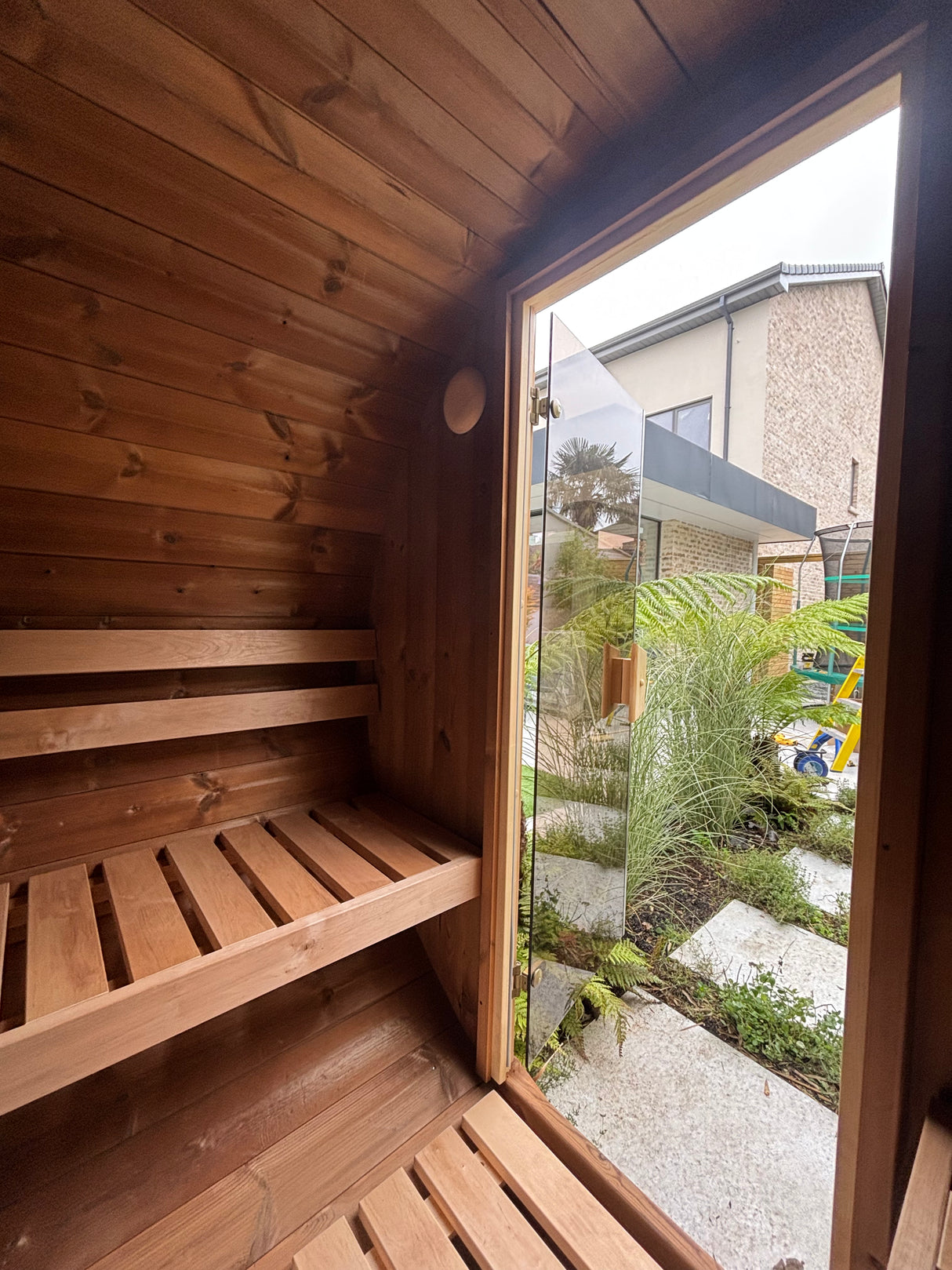 Barrel Sauna 2.3m Length 6 Person Outdoor Sauna – Ardinagh Home & Living
