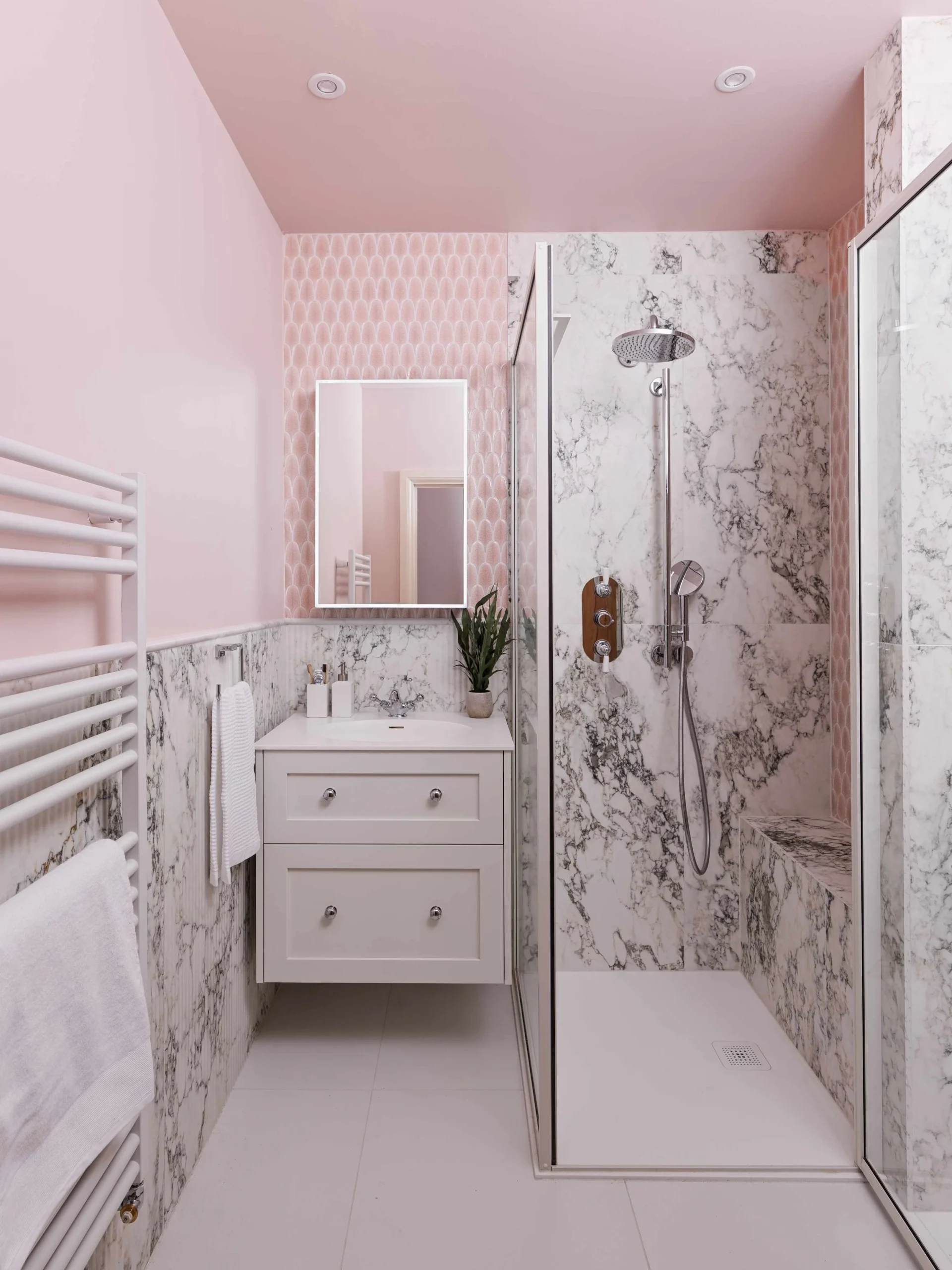 Bathroom Design | Pretty In Pink En-Suite