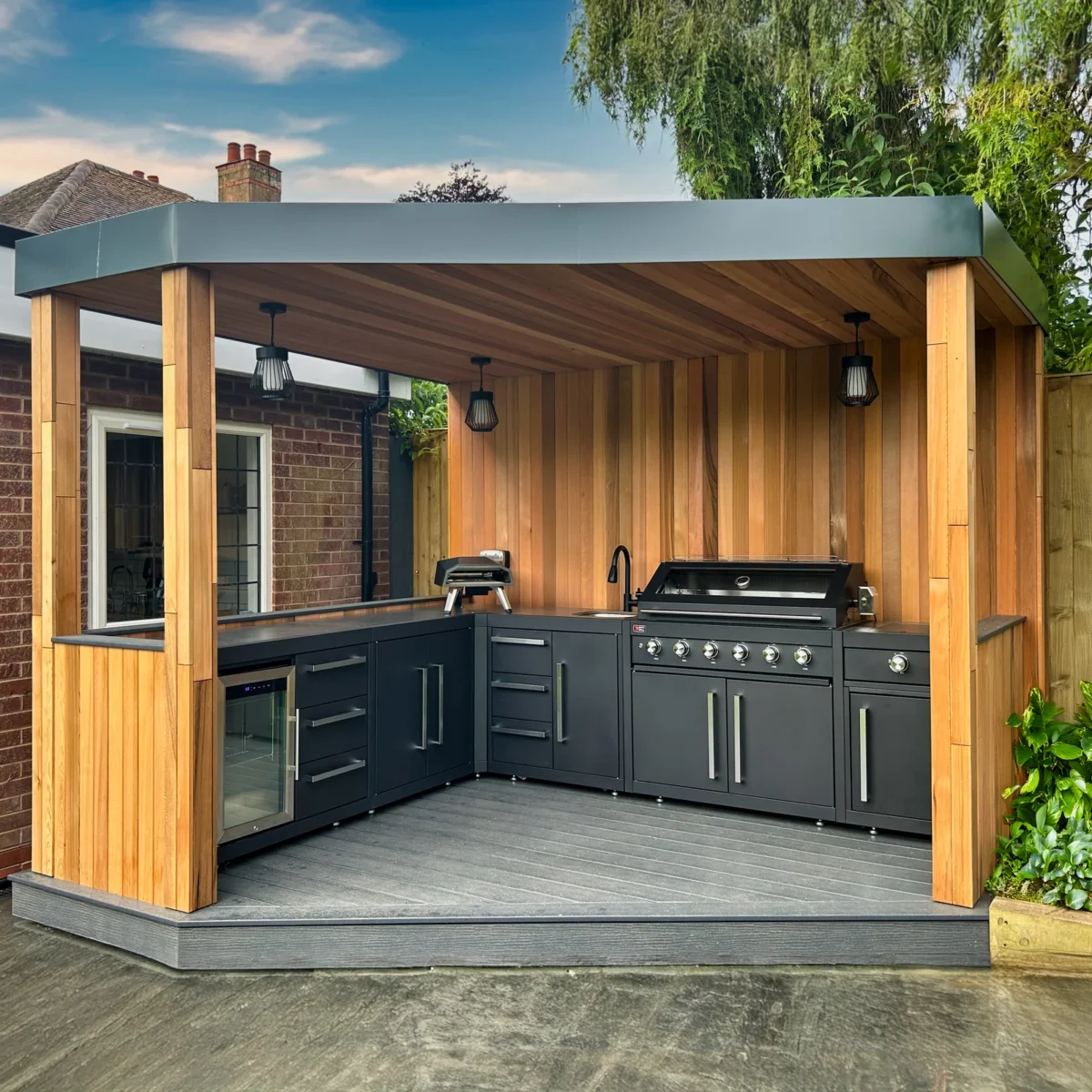 BBQ Shelters - Hex Gazebos And Pergolas