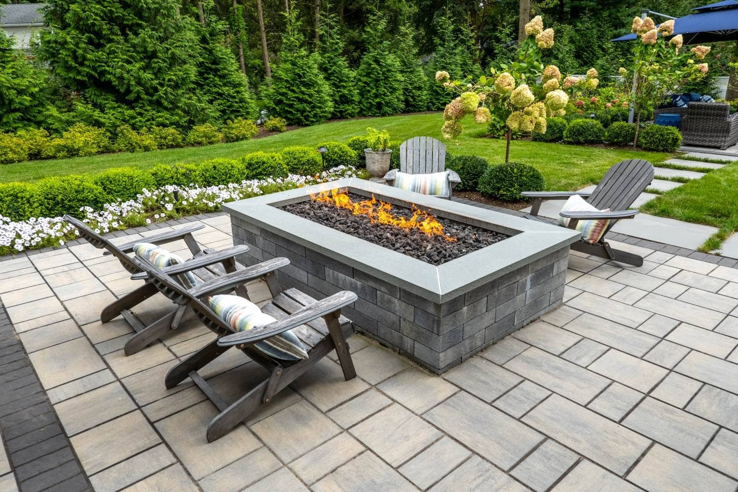 Bring the Heat With an Outdoor Fireplace or Fire Pit in Westwood, NJ — Magic Landscaping