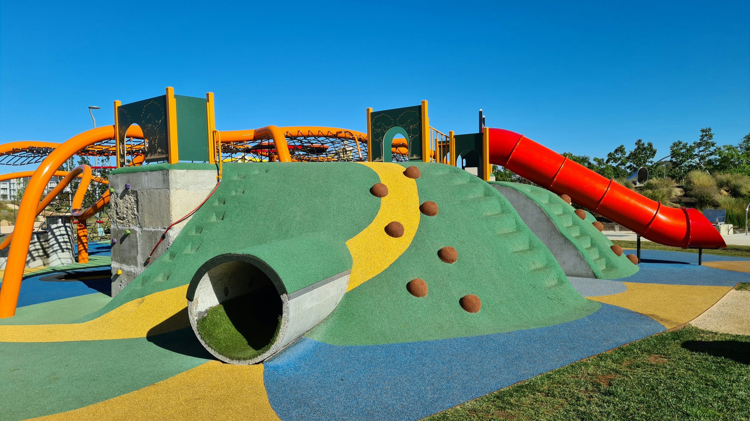 Children's play area at park