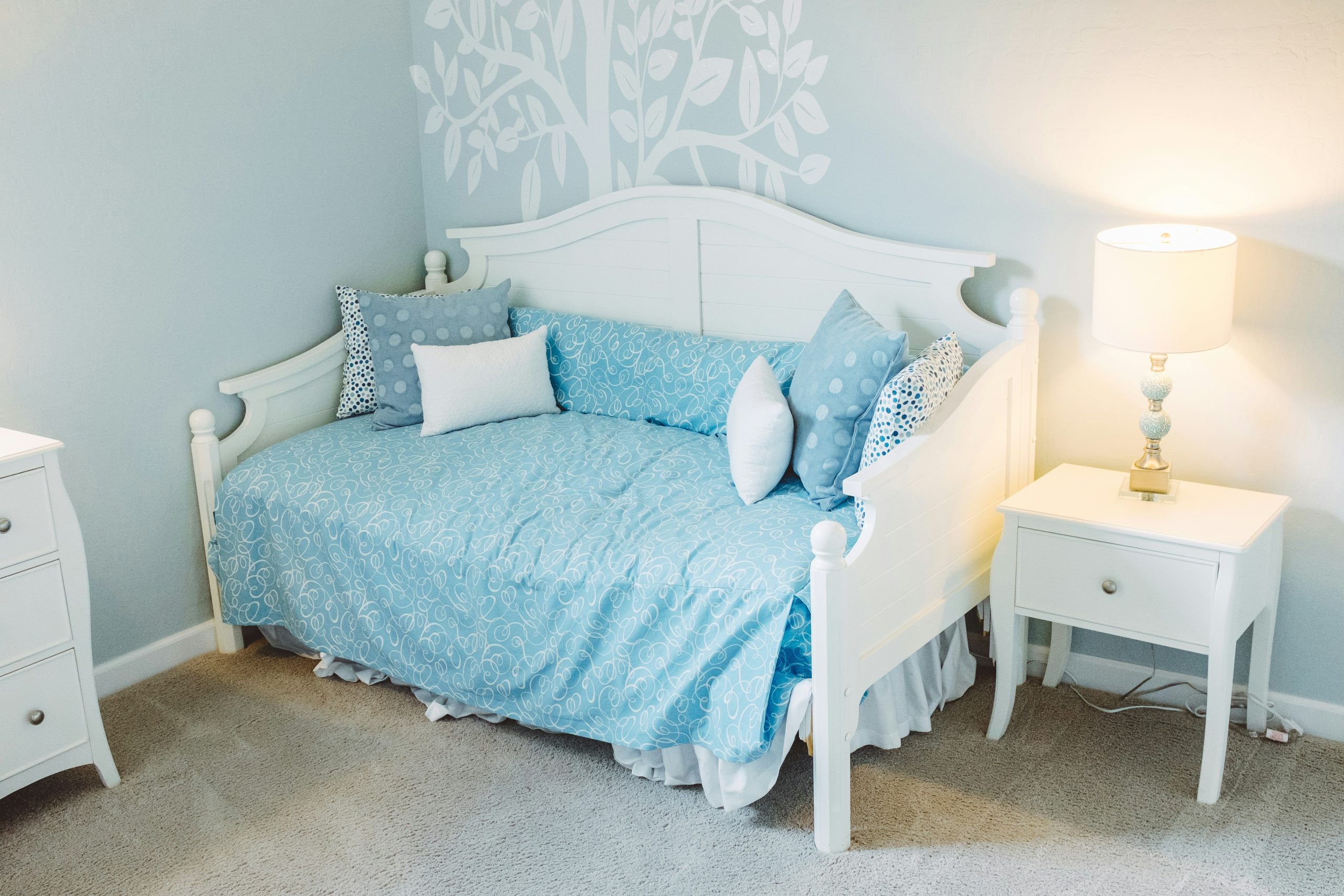 Cozy bed for the kiddies.