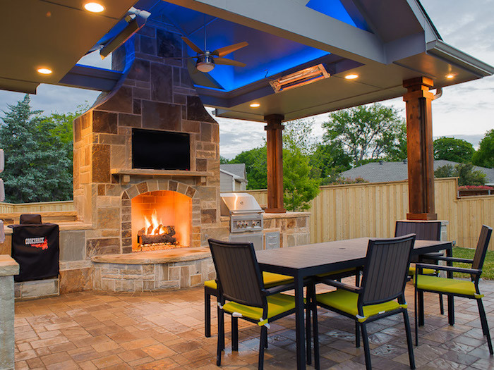 Dallas Outdoor Kitchens Gallery of Outdoor Living, Fireplaces & Pools
