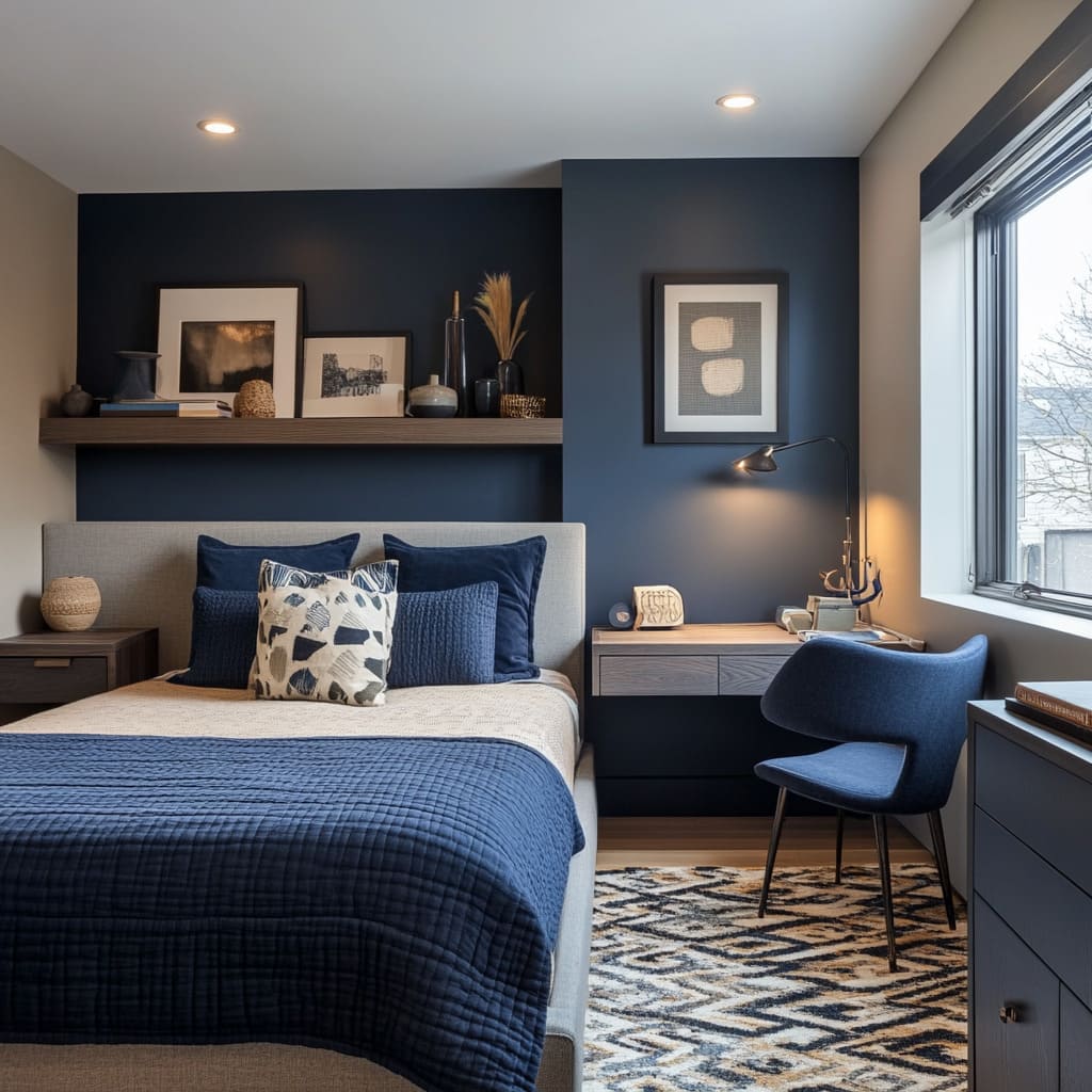 Dark Blue Bedroom Design Ideas: Striking the Right Balance