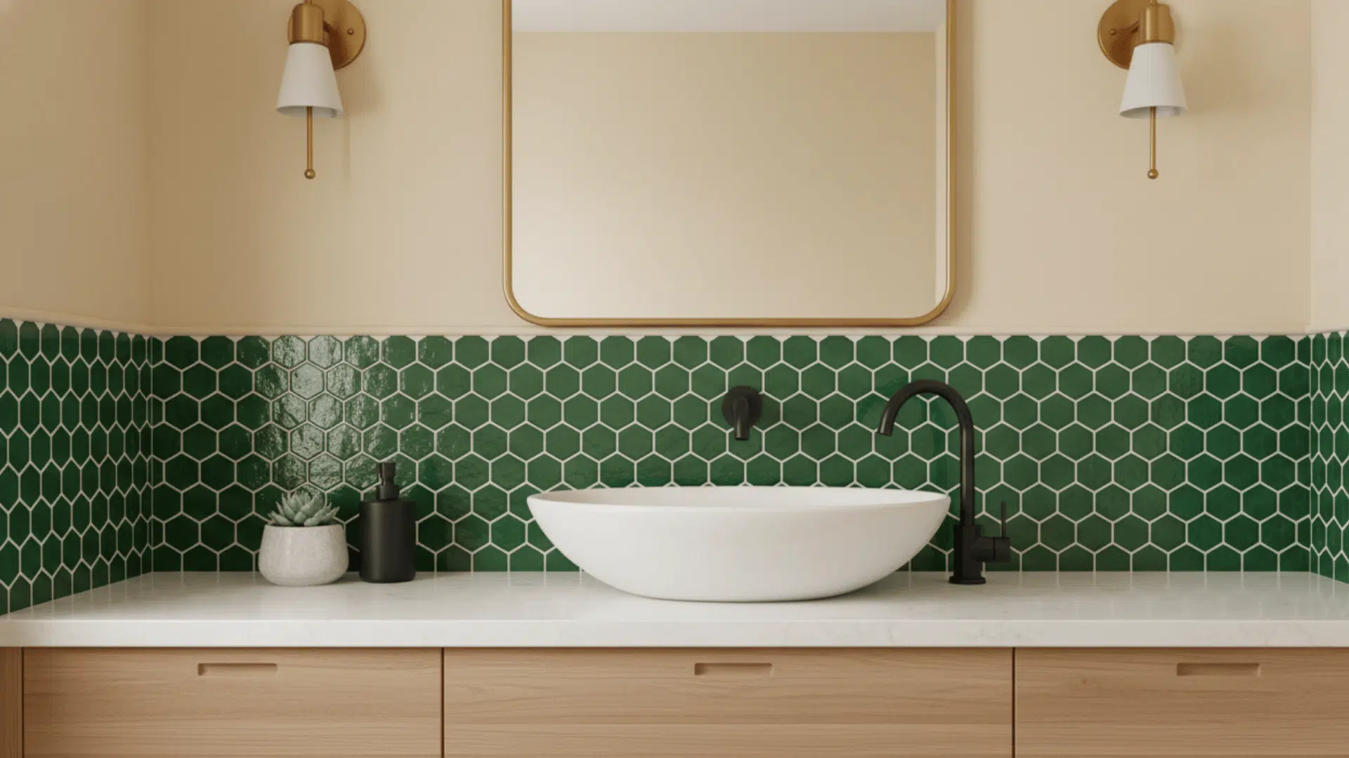 Dark Green Bathroom: 31 Ideas to Inspire Your Space - Texas Home Exteriors
