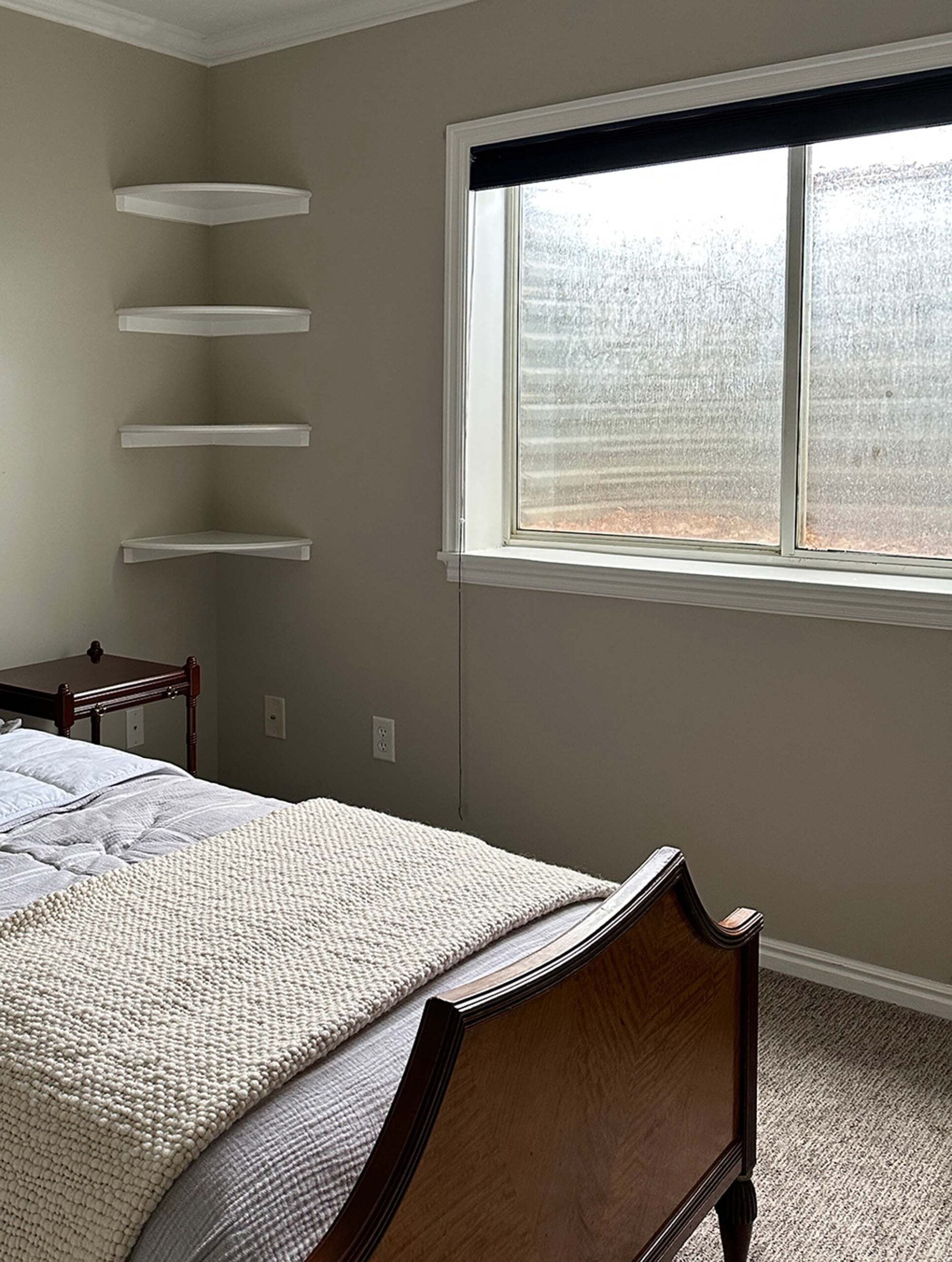 DIY Faux Reeded Glass Window for Added Privacy