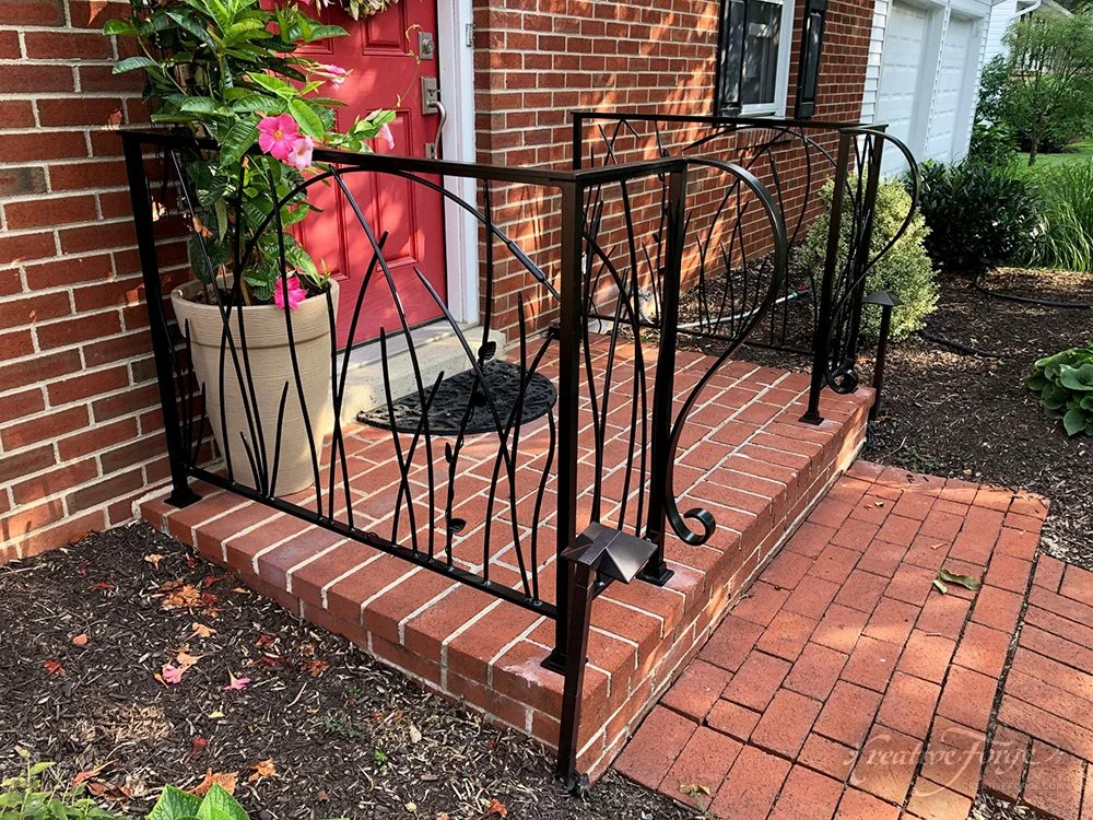 Exterior Railings — Wrought Iron Railings, Custom Metal Railings | Creative Forge