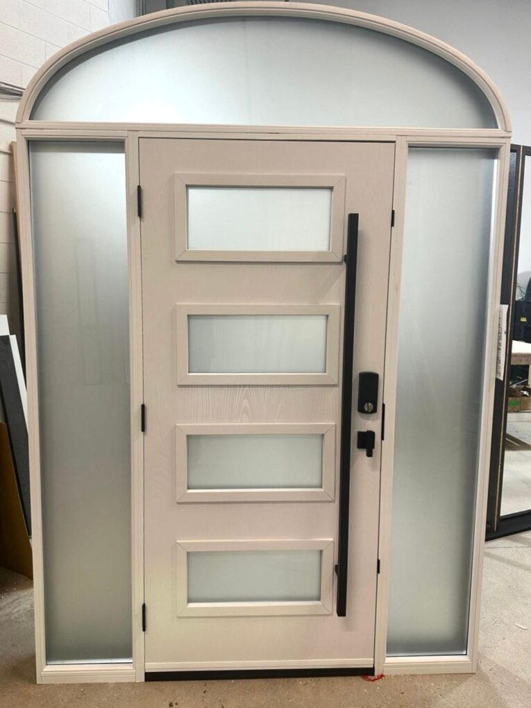 Fiberglass Entry Door with Arched Transom | Toronto