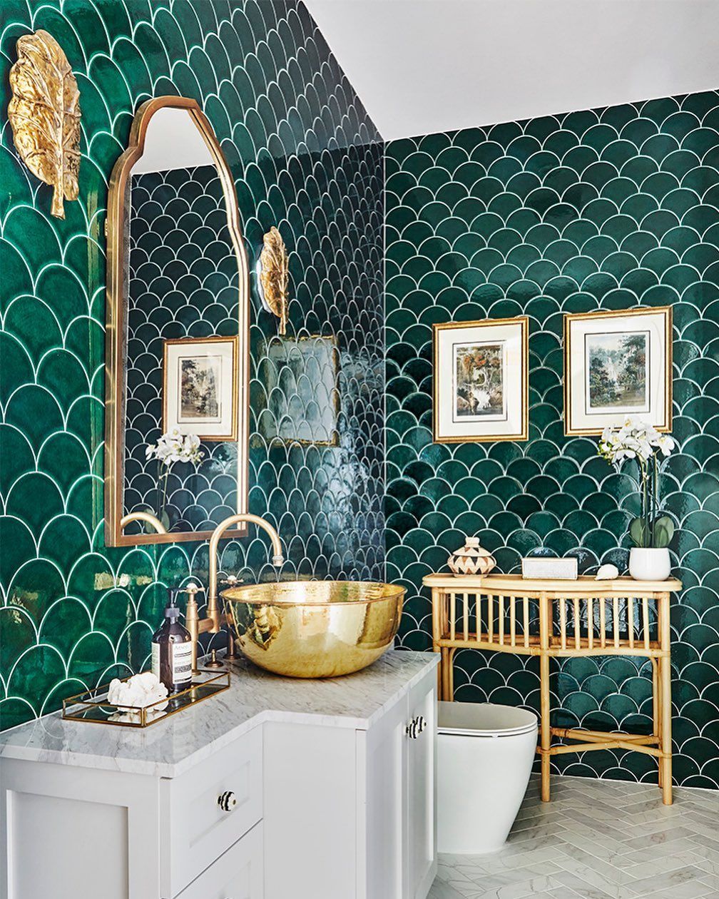 Green Bathroom Ideas: From Retro Charm to Modern Elegance