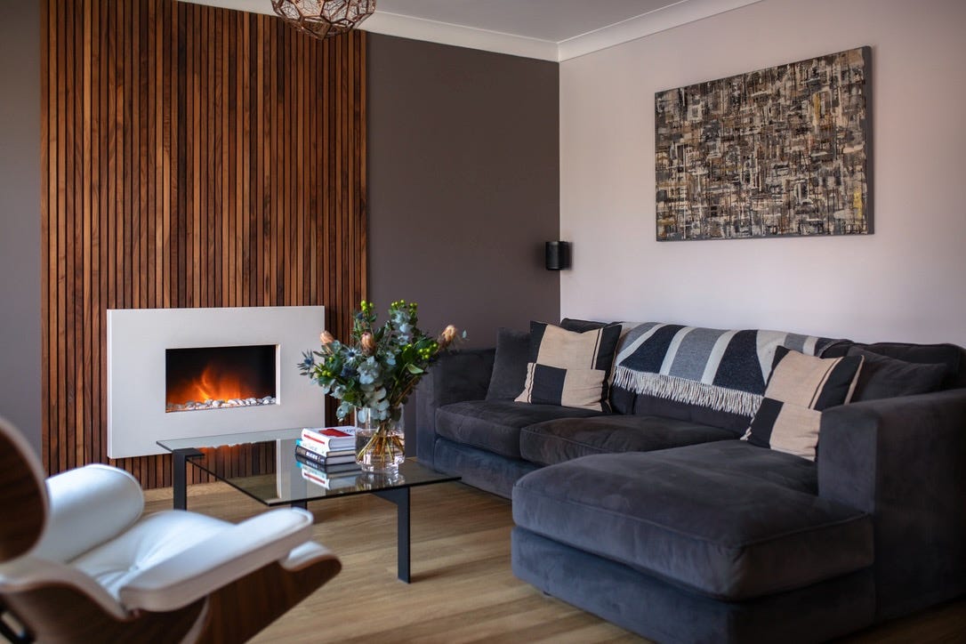 How to create a stunning wood panelled feature wall for your living space