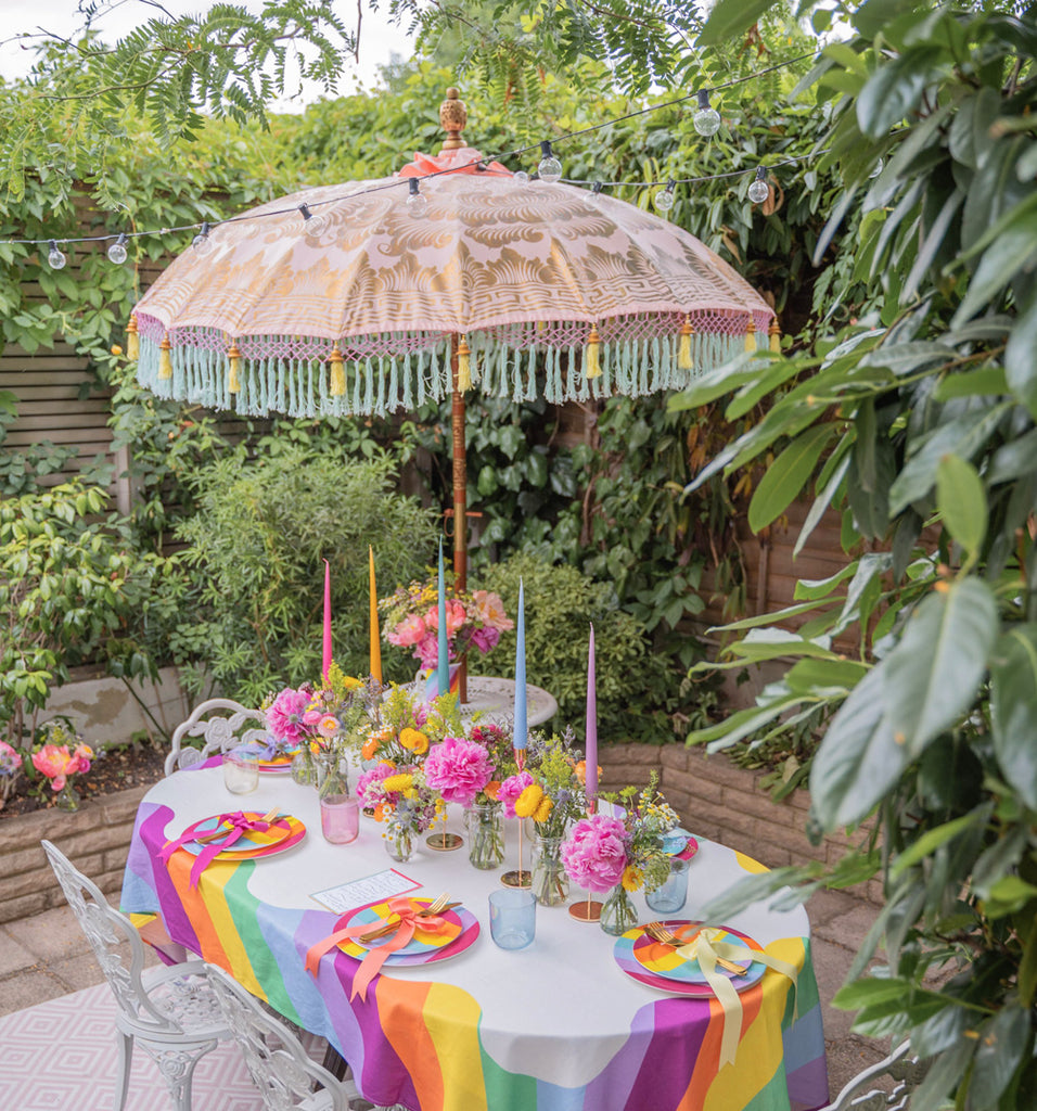 How to decorate your garden table for a party Q&A with Rosanna Falconer