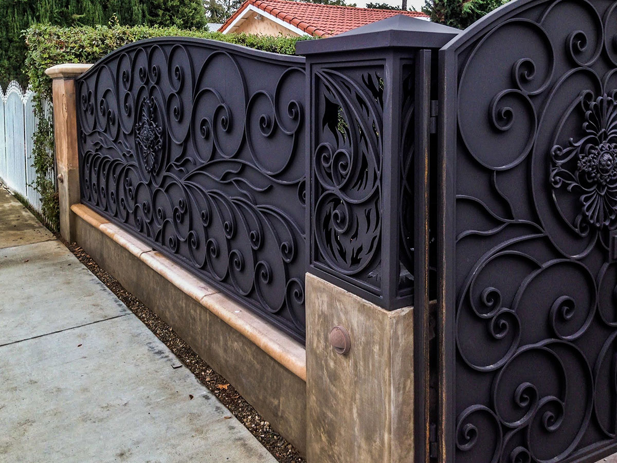 Iron Privacy Fence & Gates | Mulholland Brand