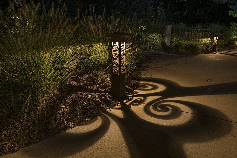 Landscape Lighting Design | Dramatic Shadows - Lighthouse Outdoor Lighting