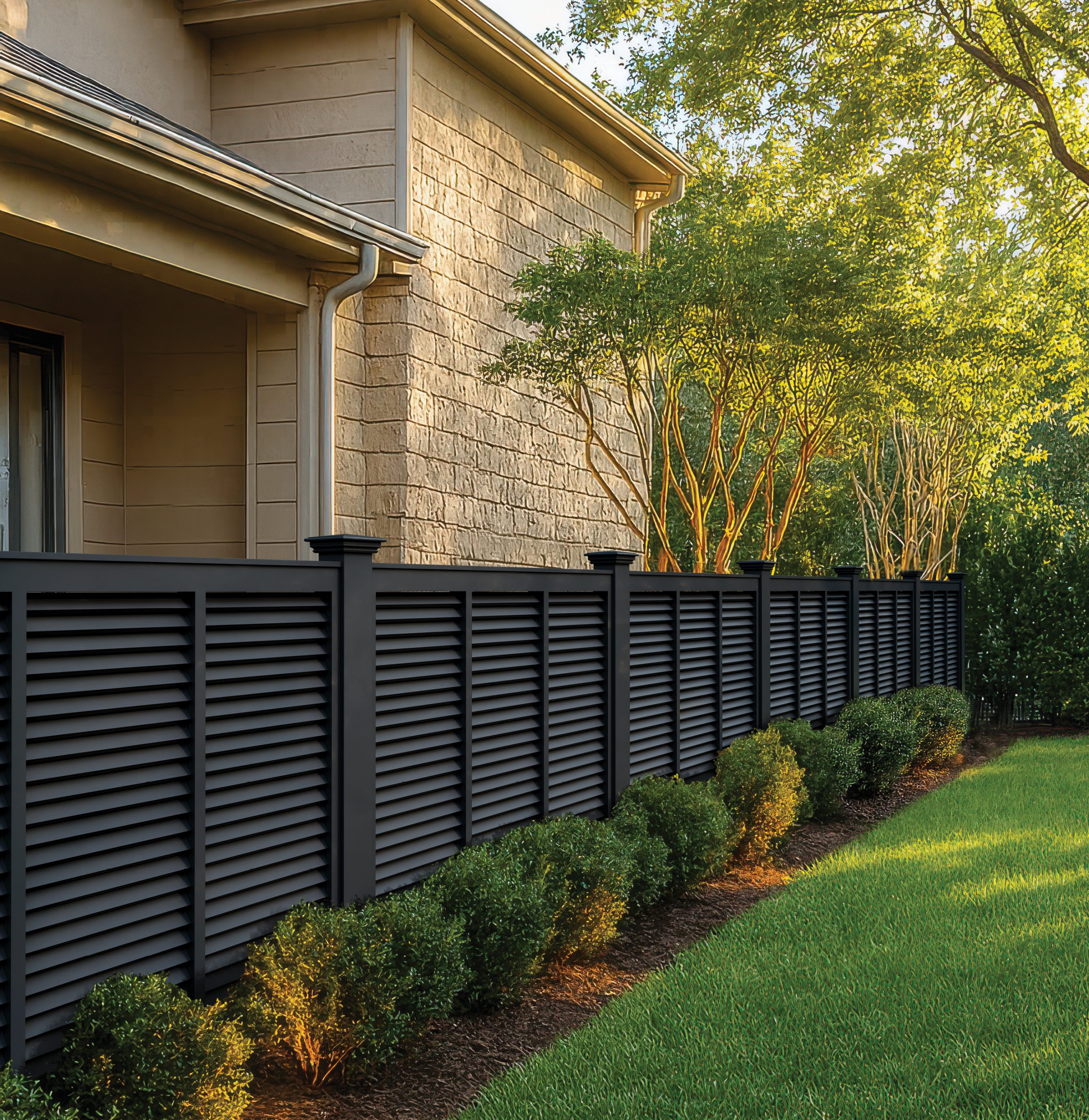 Louvered Fence | Walpole Outdoors
