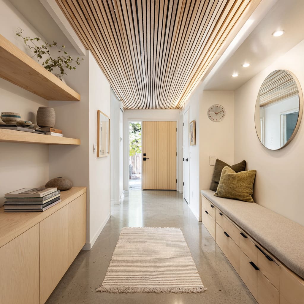 Modern Long Narrow Hallway Decorating and Design Ideas | FH