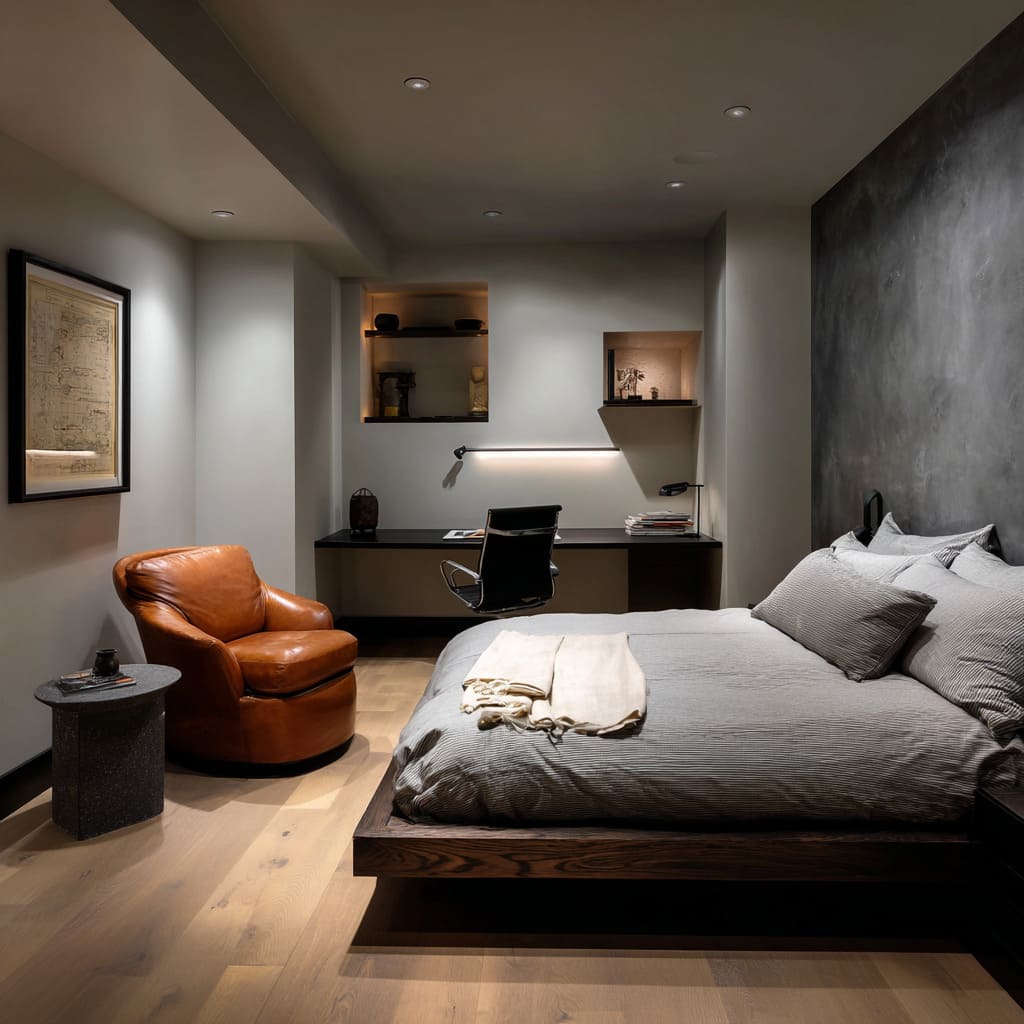 Modern Man Cave in a Small Bedroom – Stylish & Trendy Ideas