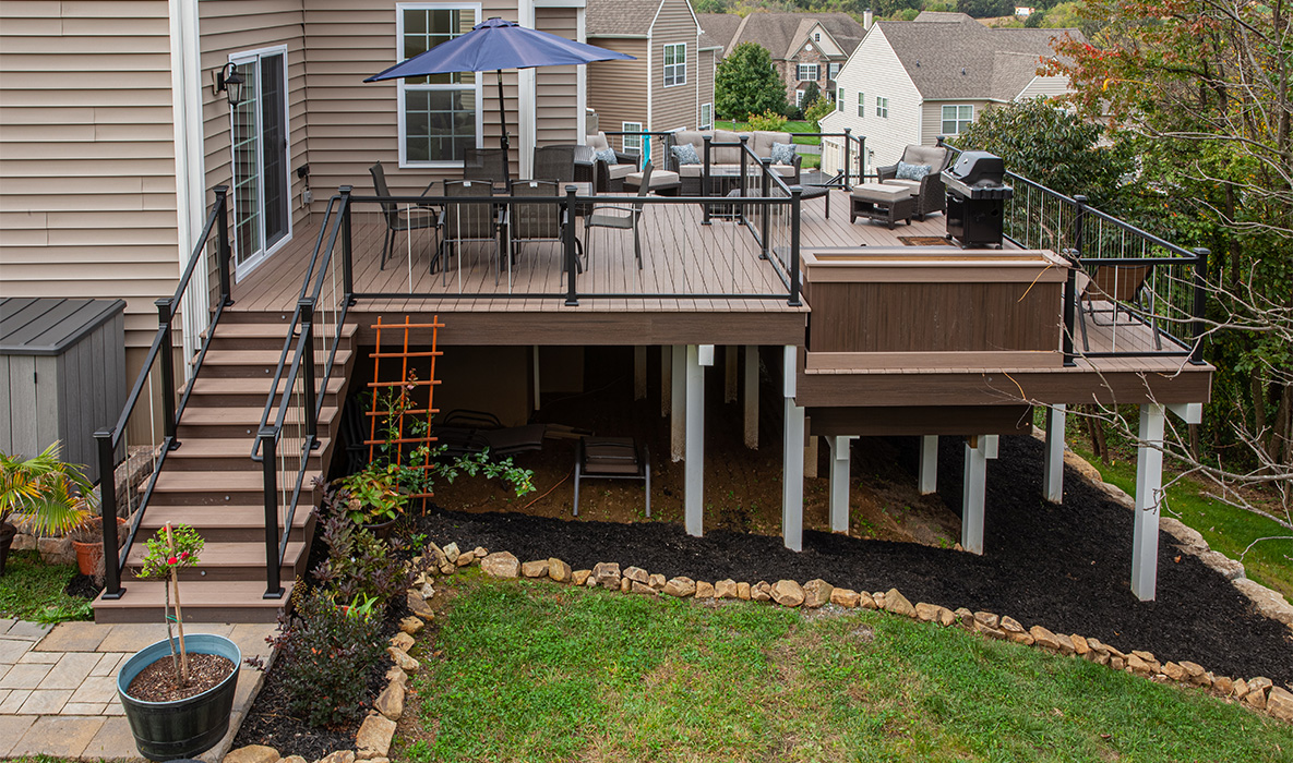 Multi-Level Deck in Elverson, PA - Stump's Decks & Porches