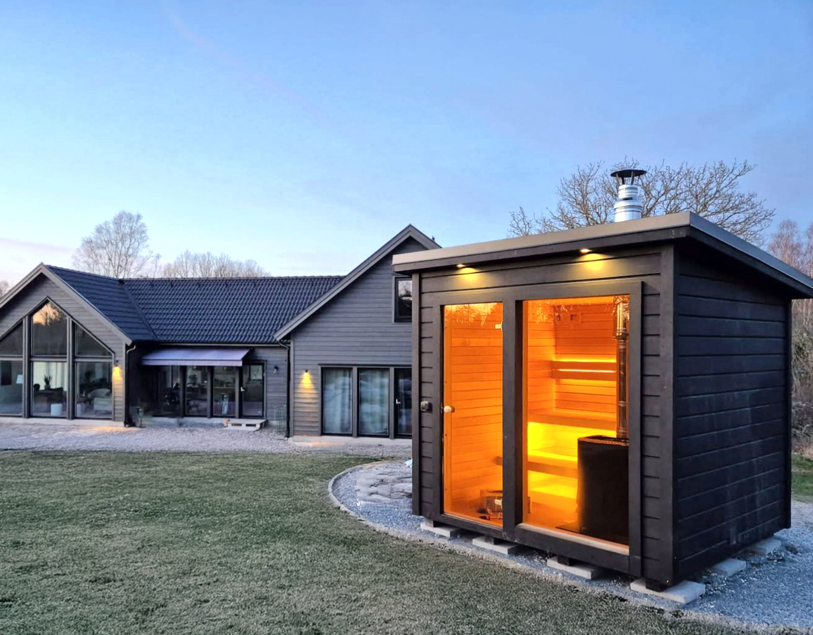 Outdoor freestanding sauna for your garden - Skärgårdsbastu