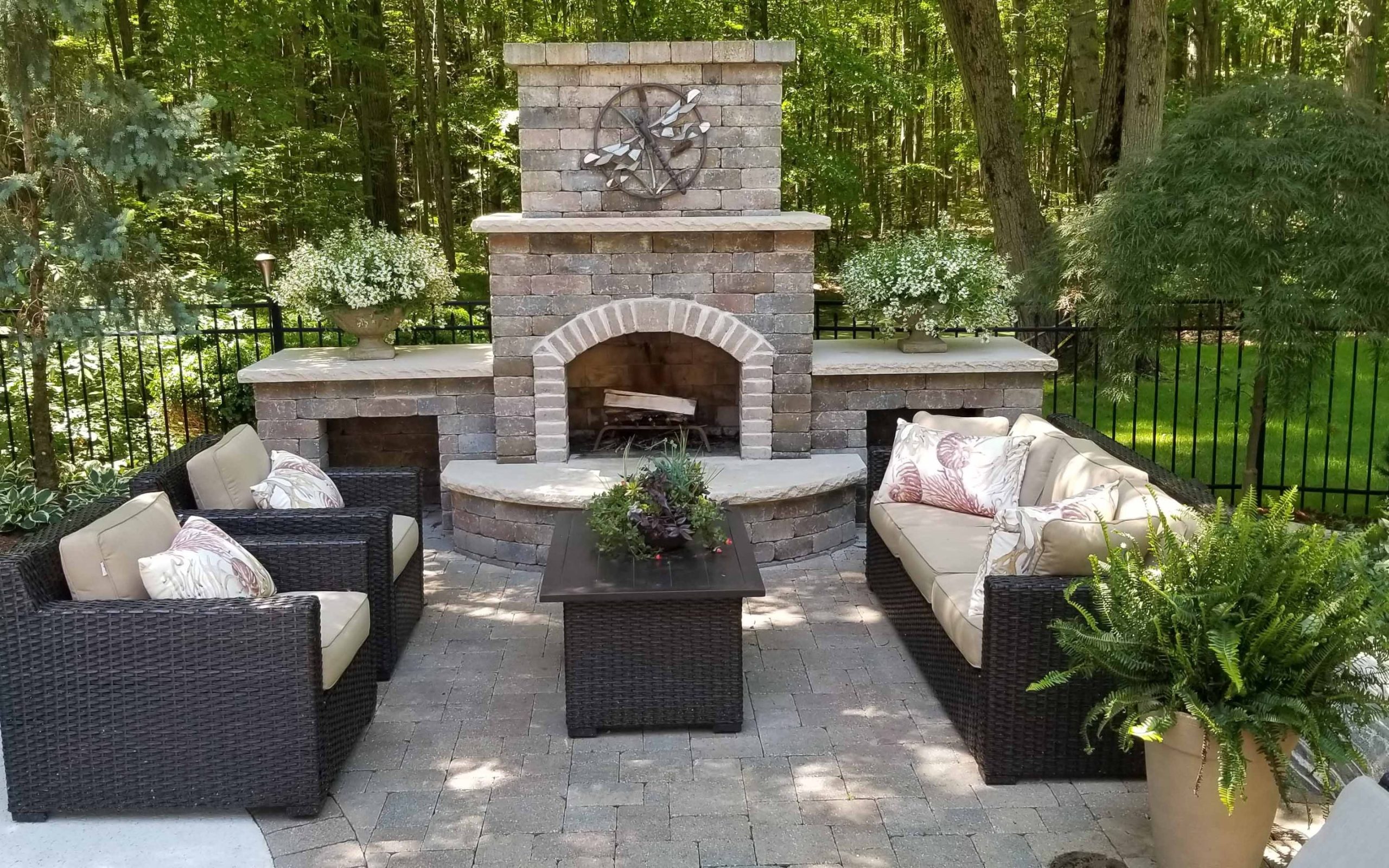 Outdoor Living Inspiration Series: Fireplaces & Fire Pits - Reder Landscaping - Landscape Design & Lawn Care