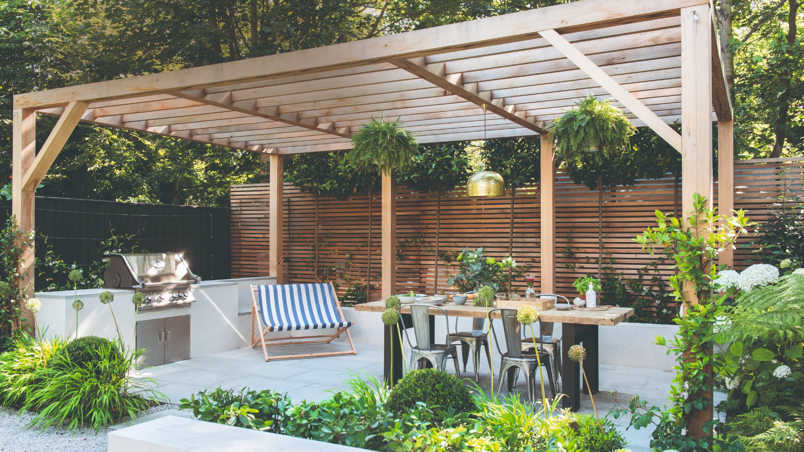 Pergola Bbq Shelter B&q 11 Covered Outdoor Kitchen Ideas For Sheltered Cooking And Dining