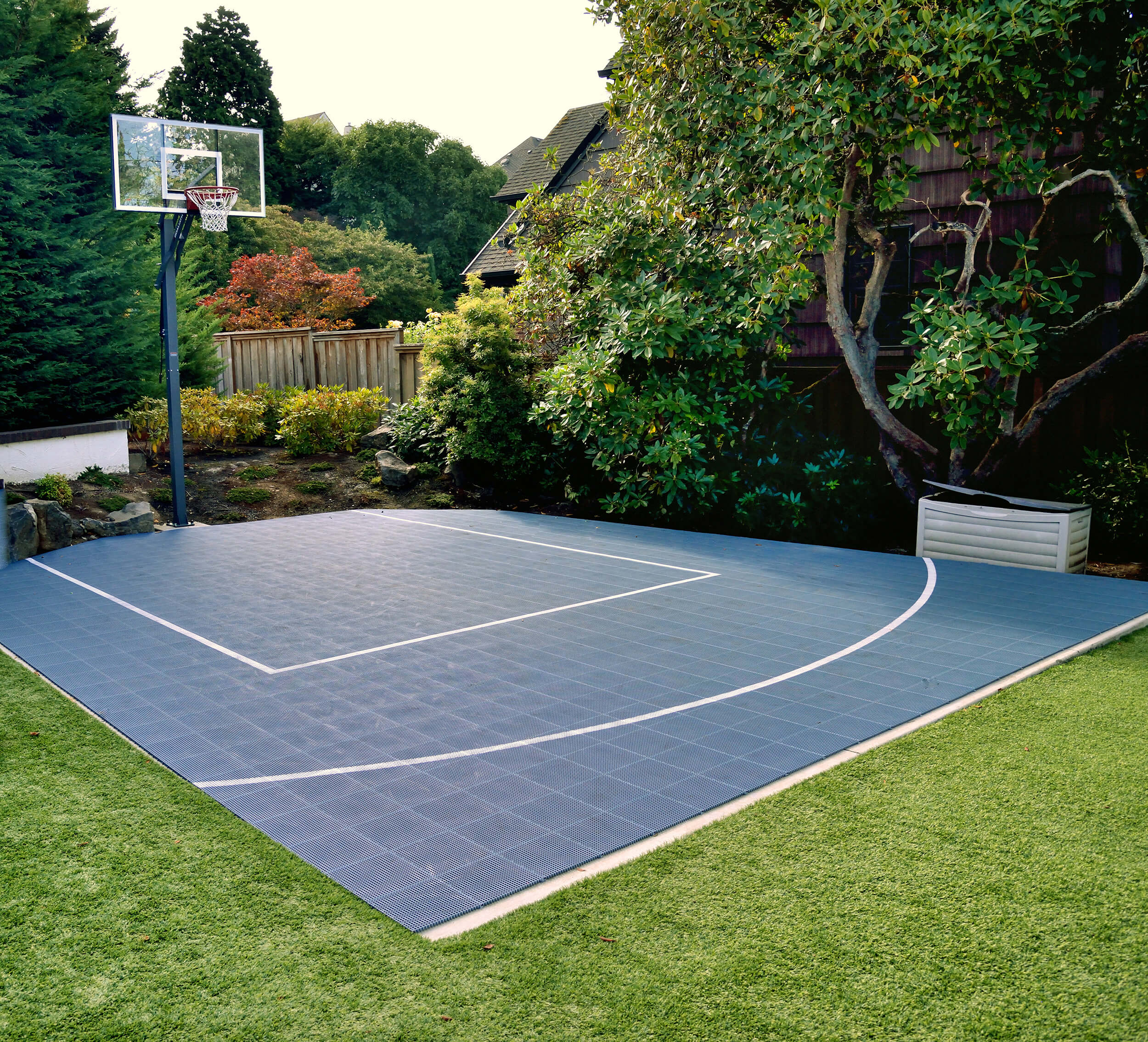 Portland Backyard Sports Court Design and Construction | Athletic Courts | Drake's 7 Dees
