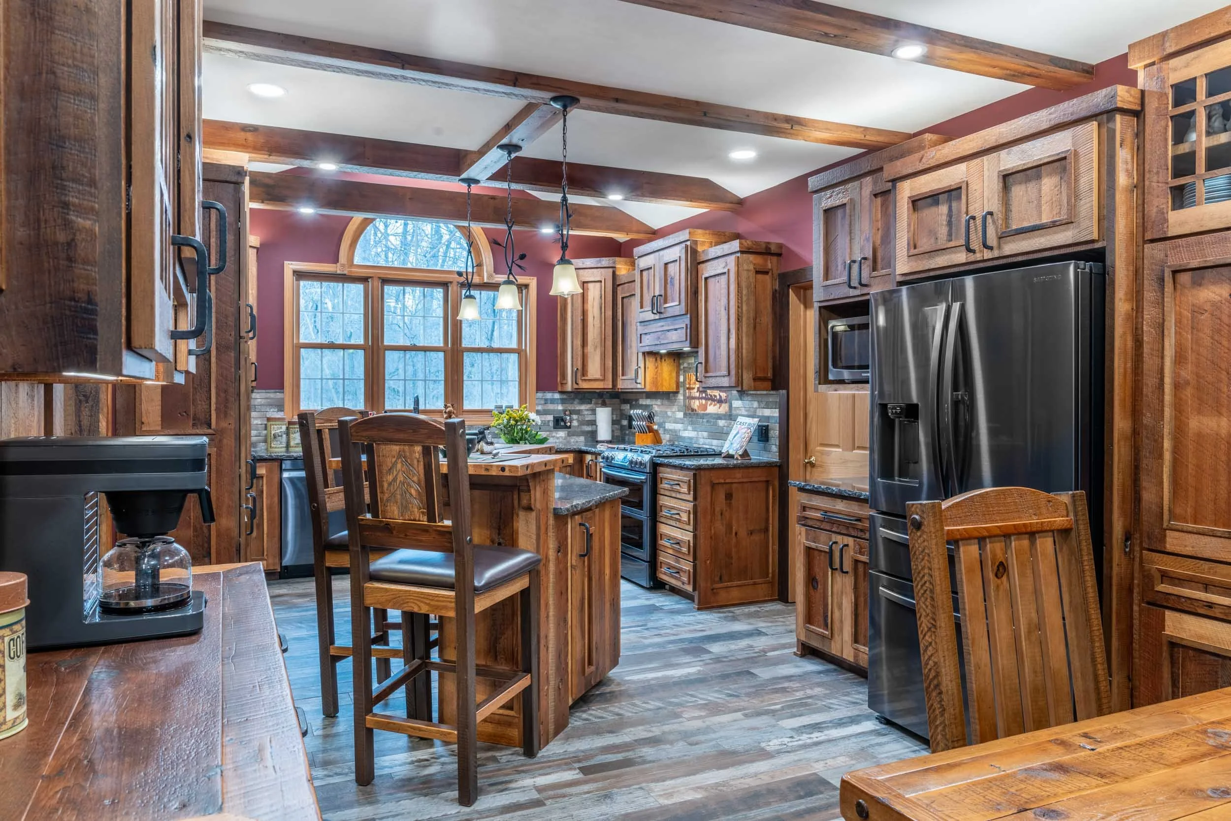 Rustic Interior Design Kitchen and Laundry in Rio, Wisconsin — Degnan Design-Build-Remodel