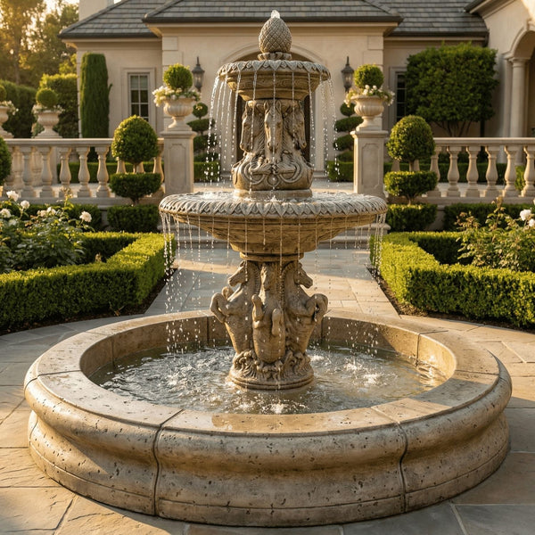 Tiered Outdoor Fountains | 2-Tier & 3-Tier Fountains