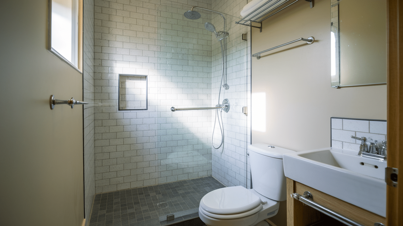 Toilet Small Shower With Seat 32 Space-Saving Walk-In Shower Ideas For Small Bathrooms Jack