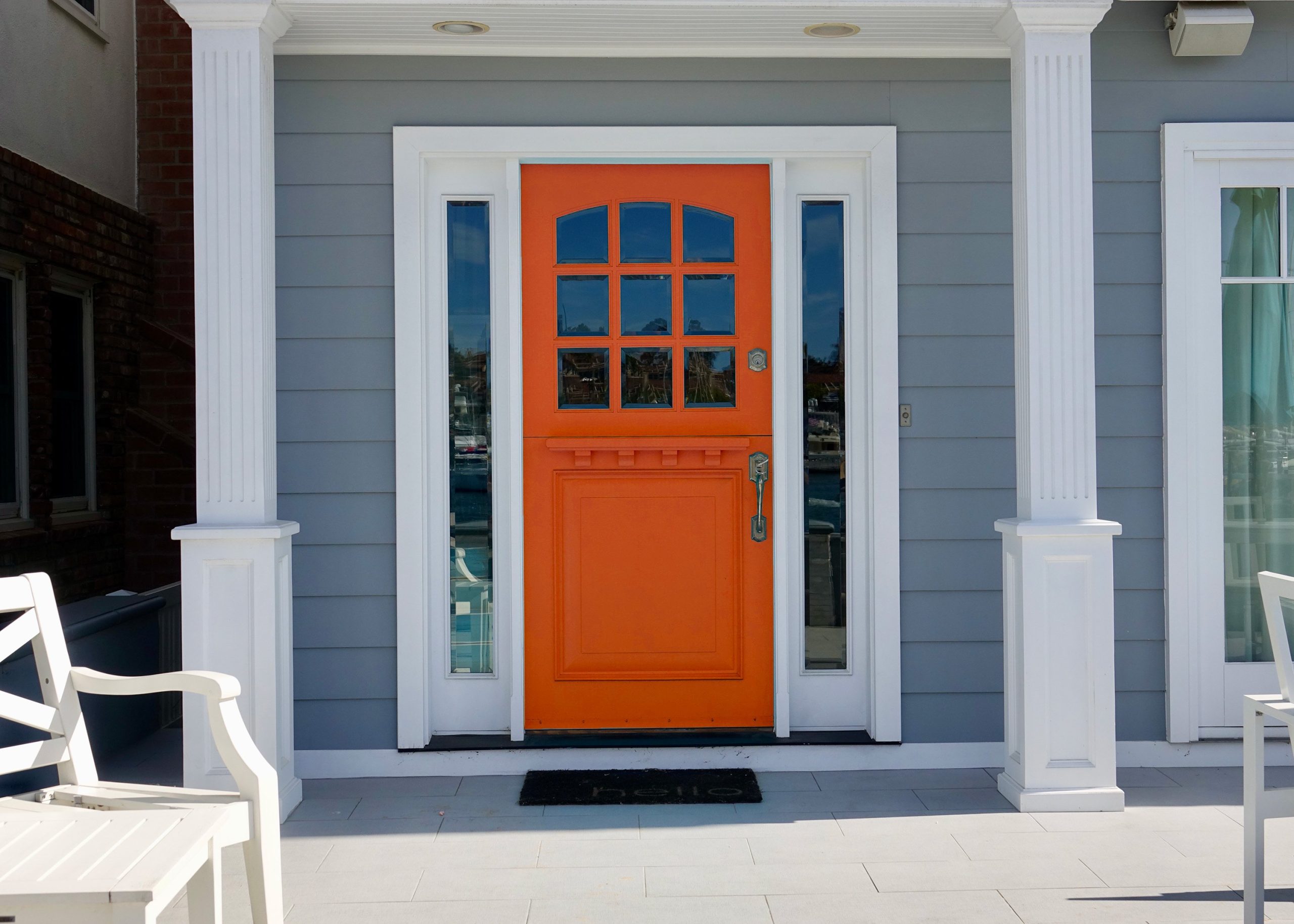 Top 10 Front Door Colors for Gray Houses | Fixr.com