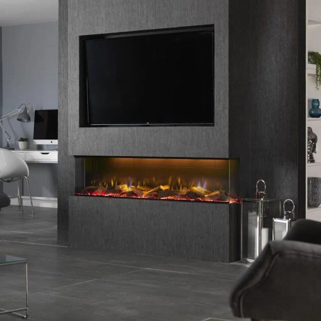 Triple Sided Electric Fireplaces – Luxe Fireplaces