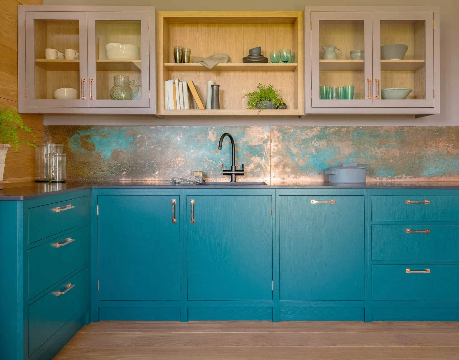 Turquoise Kitchen Cabinets & Ideas - Design Your Own Turquoise Kitchen