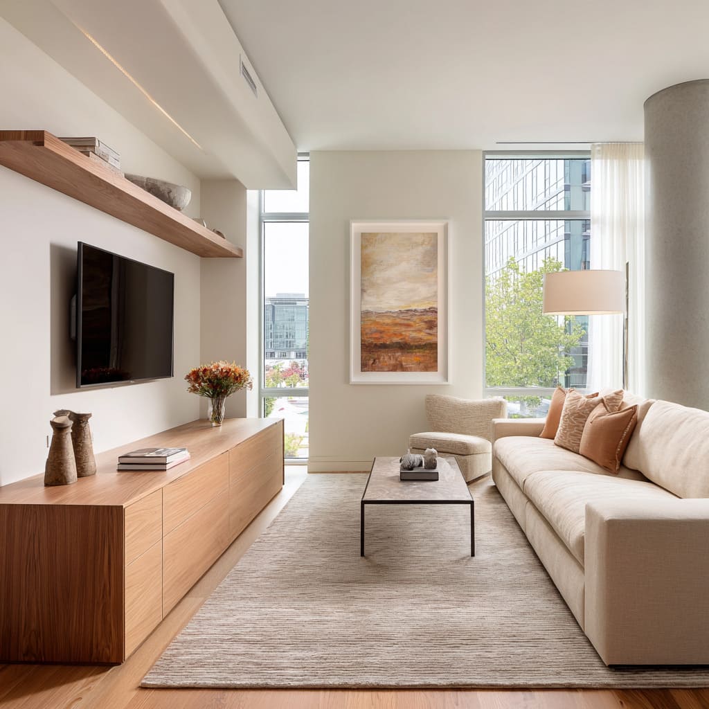 Urban Living Room Design Ideas for Modern Settled City Rooms