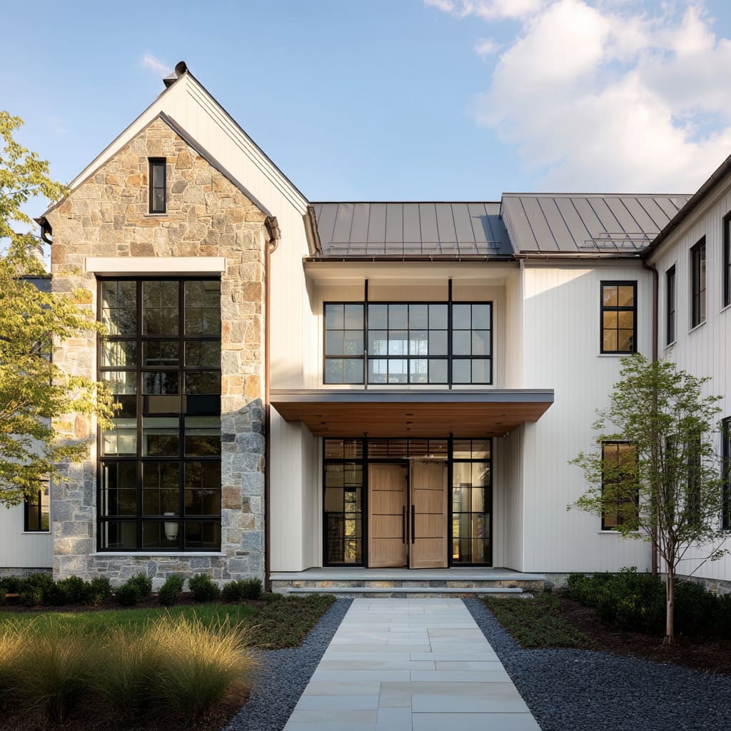 What Makes a Modern Farmhouse Facade Feel So Right? | HH