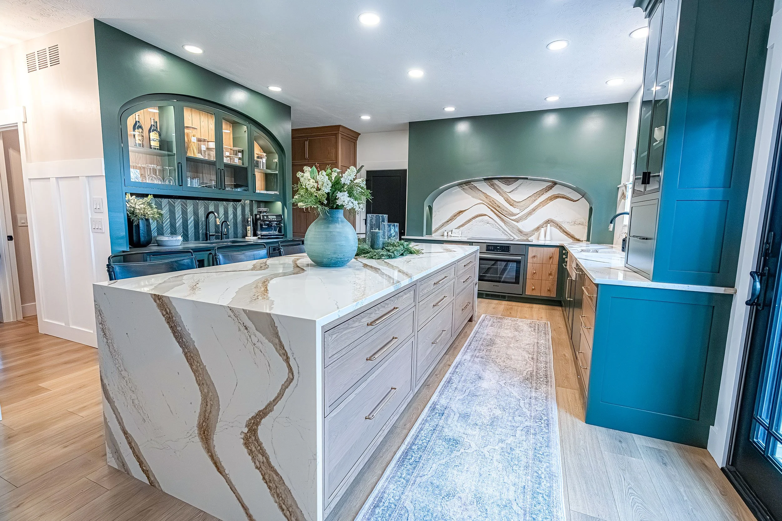 White Oak Interiors Kitchen Remodel in Beavercreek, OH — Peters Cabinetry
