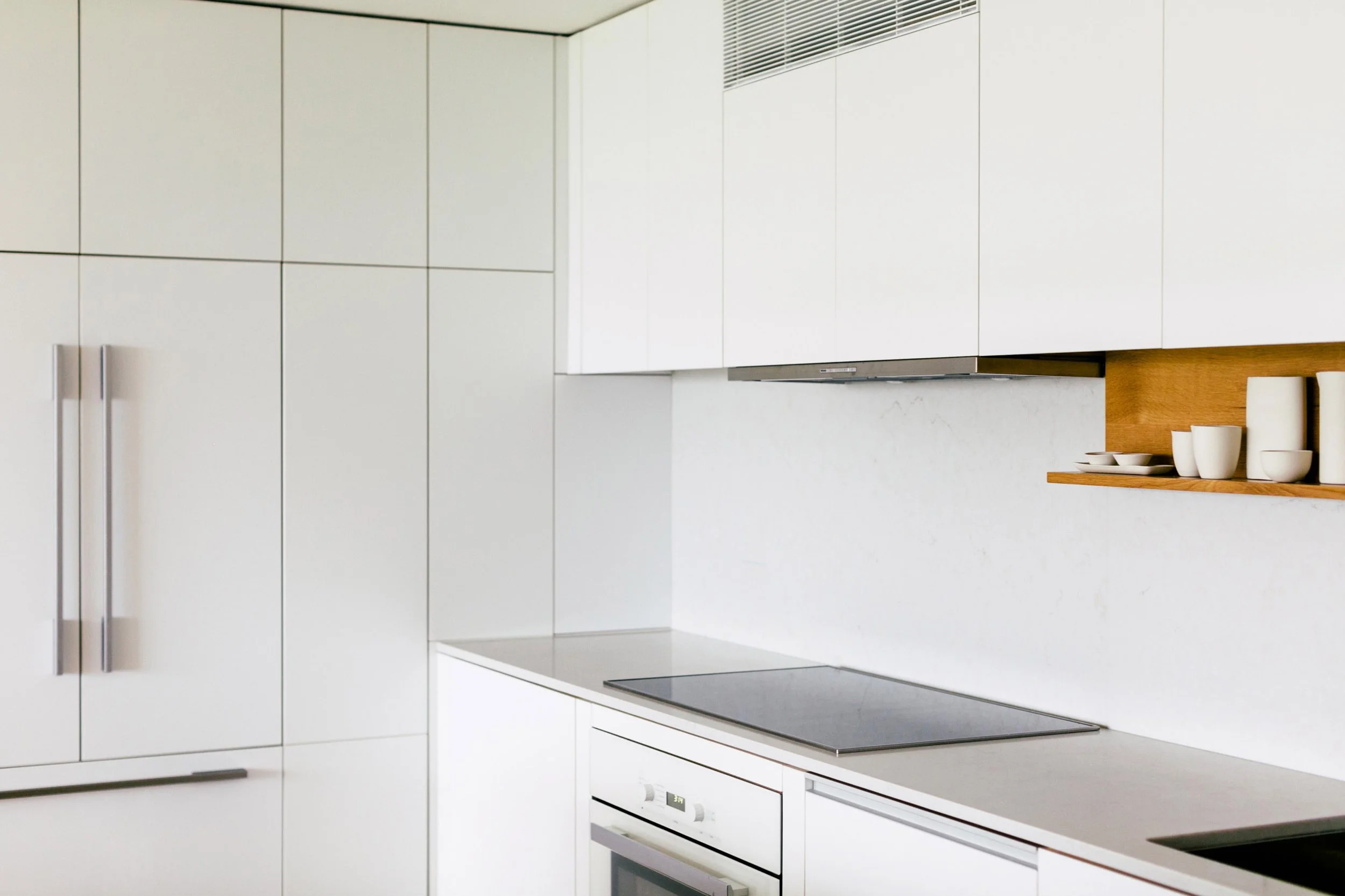 White/Oak Apartment - Lakeview, Chicago — ERA / Eric Rothfeder Architect