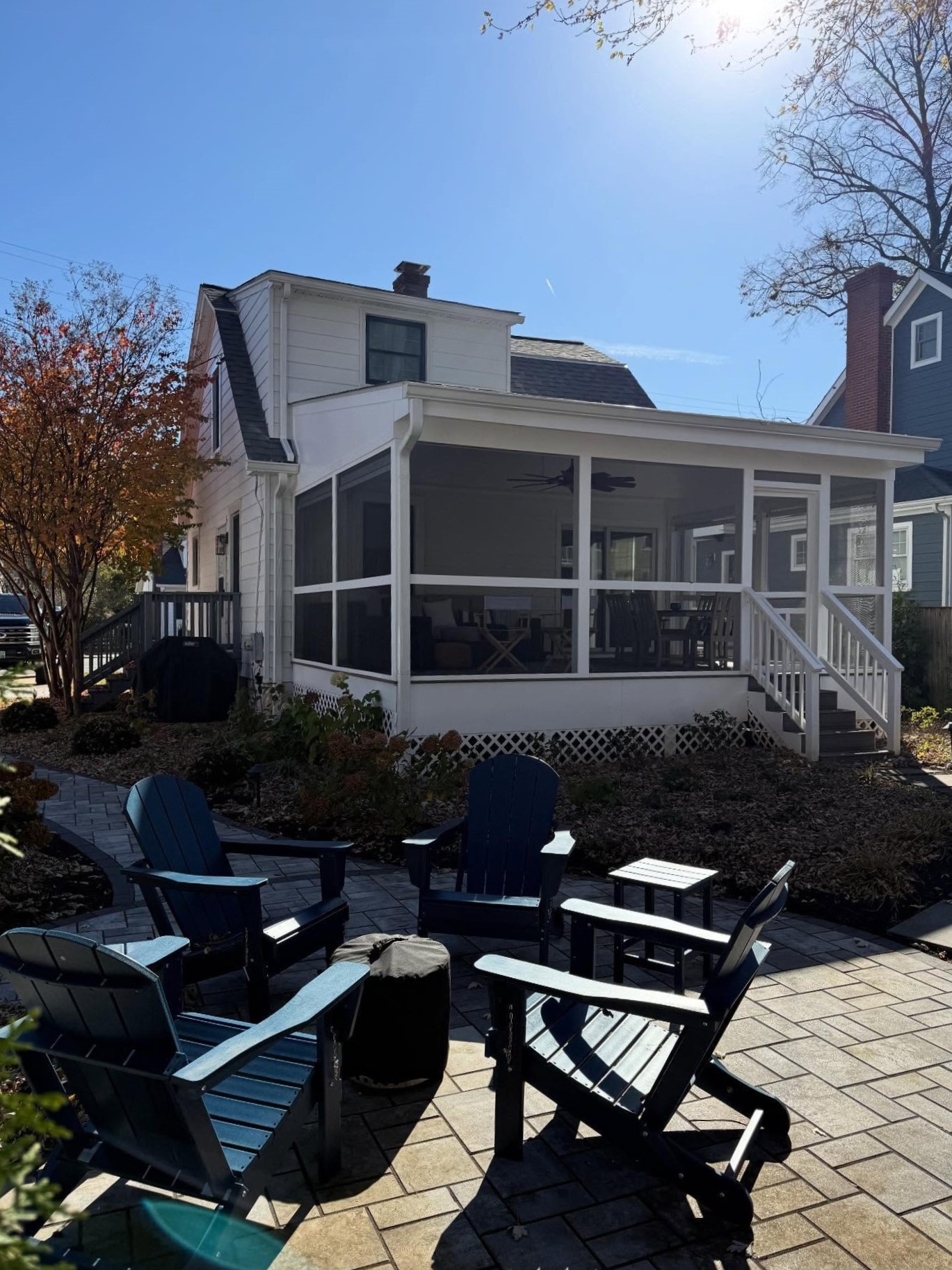 Custom Screened in Back Porch | Back Creek Builders LLC